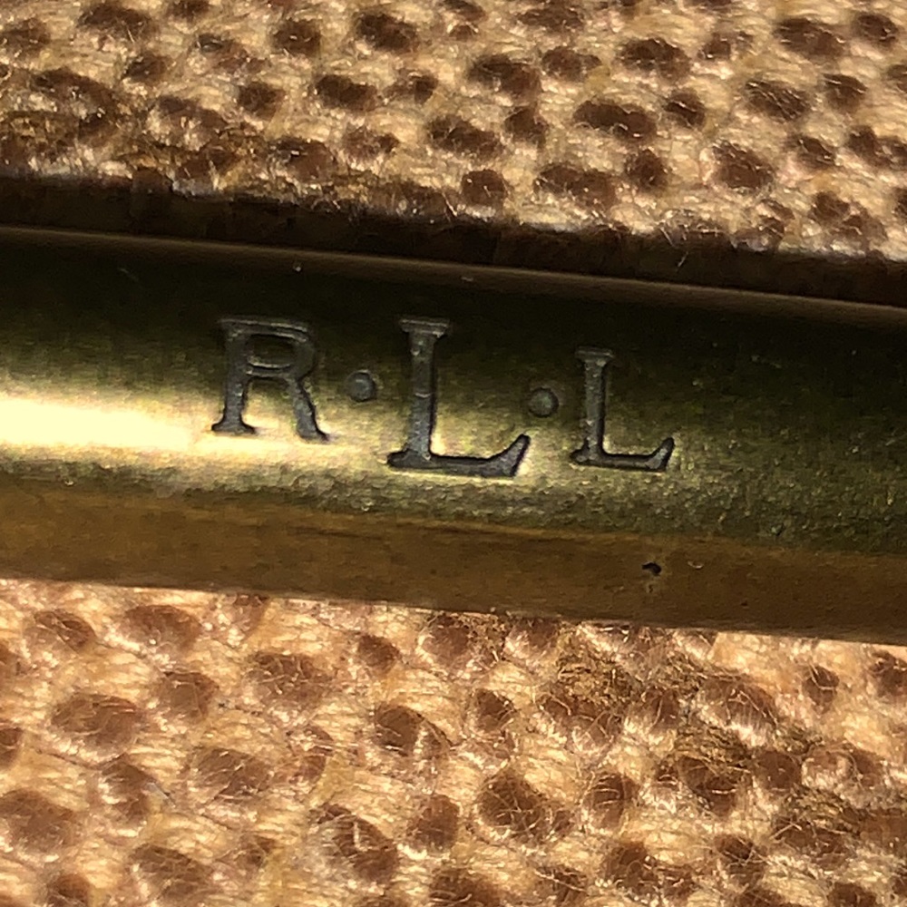 Ralph Lauren brown belt!